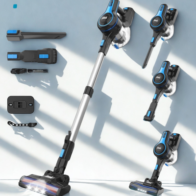 Aspirateur balai sans fil Bleu1