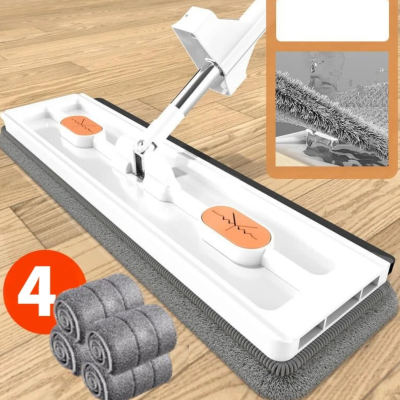 Balai serpillère professionnel Blanc 4pces