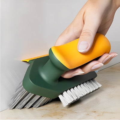 Brosse-nettoyage-vert-jaune