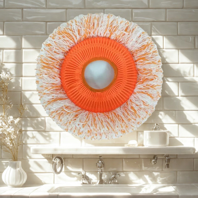 Serpillère microfibre tête orange