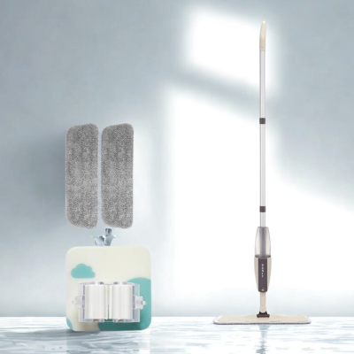 Serpillère 3 tampons avec support