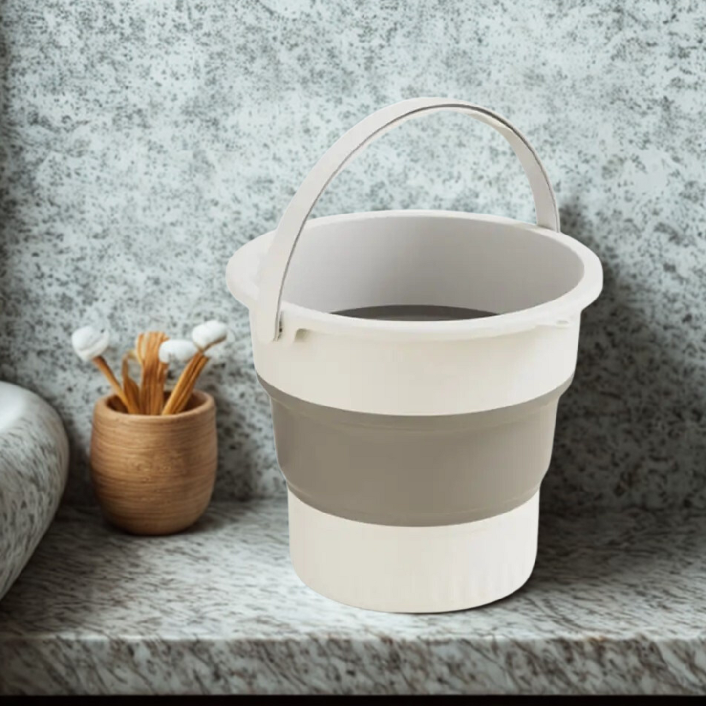 Seau pliable | Compacto