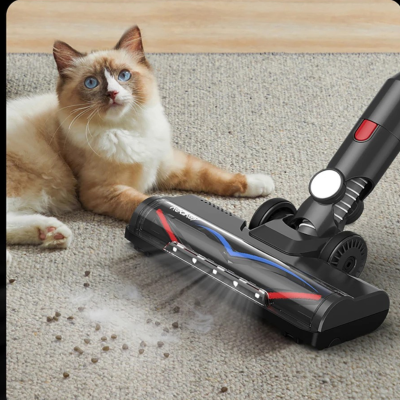 Aspirateur balai sans fil avec chat