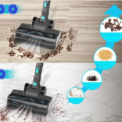 Aspirateur balai sans fil cycle nettoyage