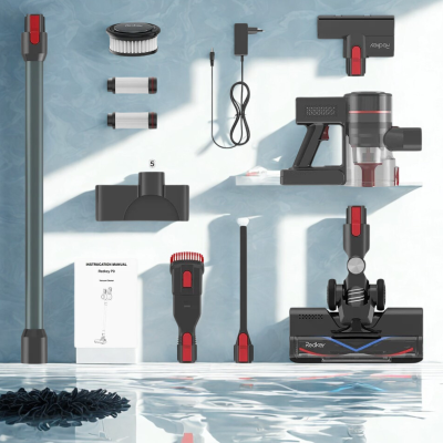 Aspirateur balai sans fil ensemble blanc