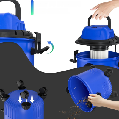 Aspirateur industriel contenant