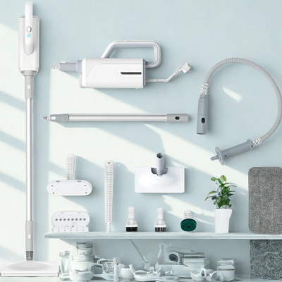 Aspirateur nettoyeur vapeur ensemble