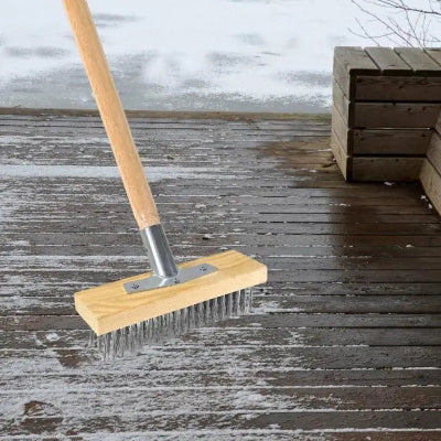 Balai brosse entier sur plancher