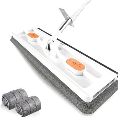 Balai serpillère professionnel blanc 2pces