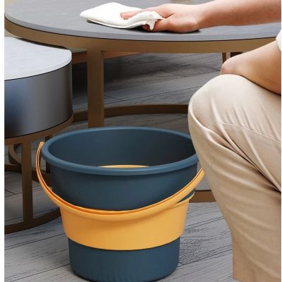 Seau pliable nettoyage table