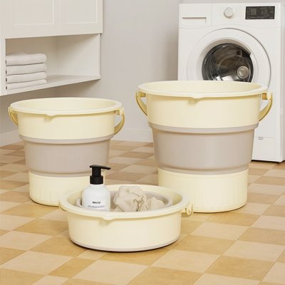 Seau pliable salle bain