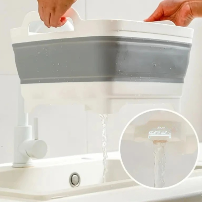 seau pliable egouttoir