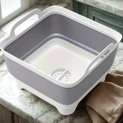 seau pliable sur evier